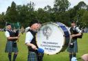 The Helensburgh Clan Colquhoun Pipe Band was among bands from all over Scotland competing at the Games