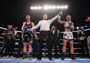 Hannah Rankin lost her WBA and IBO world super-welterweight titles to Terri Harper in Nottingham on Saturday (Photo - Mark Robinson/Matchroom Boxing)