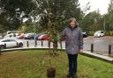 Amanda Reid left a lasting reminder of the event by planting a tree