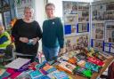 Kim Phillips and Nicola Beattie at the Helensburgh Community Hub stall