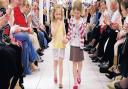 Children on the catwalk at a 2008 fashion show in Helensburgh