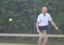 Ralph Ward, in his 80s, on court for Helensburgh
