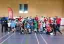 The group had lots of sporting fun at Lomond School last week