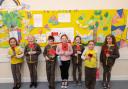 Local Brownies made poppies to honour veterans who sacrificed their lives