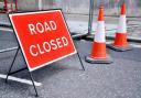 The road is closed for seven days whilst the emergency repairs are taking place