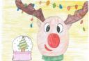 Maisy Petro's winning Christmas card design