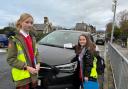 Pupils are taking an active role in reducing poor parking around the school
