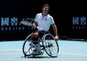 Gordon Reid defeated Tom Egberink in the quarter-finals of the Australian Open - before going on to partner Alfie Hewett to victory in the quarter-final of the men's doubles