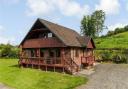 The chalet sits on around 1.5 acres of land