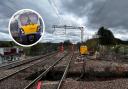 Network Rail has been working on fixing a sinkhole under the track at Caldercruix in North Lanarkshire since Sunday, April 21.