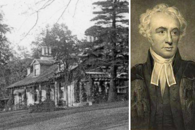 Left: An early 20th century image of Fuinary at Shandon, and right: The Rev Norman MacLeod (1783-1862)