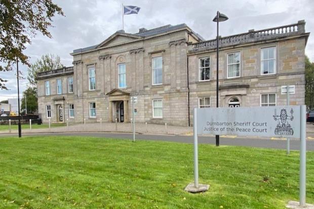 Brendan Gallagher appeared at Dumbarton Sheriff Court for sentencing