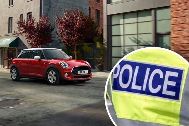 Police are investigating the alleged theft of a red Mini Cooper, similar to the one in the image above, from a home in Helensburgh