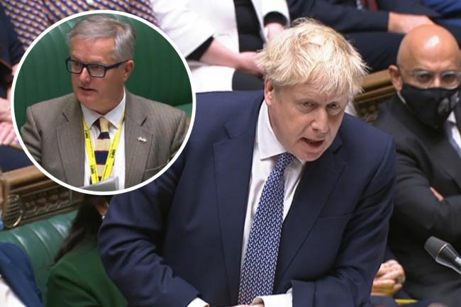 Brendan O'Hara branded Prime Minister Boris Johnson 
