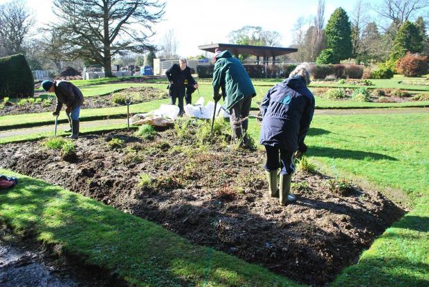 Helensburgh Advertiser: The Friends held regular volunteer sessions throughout the park's regeneration as part of the partnership with Argyll and Bute Council