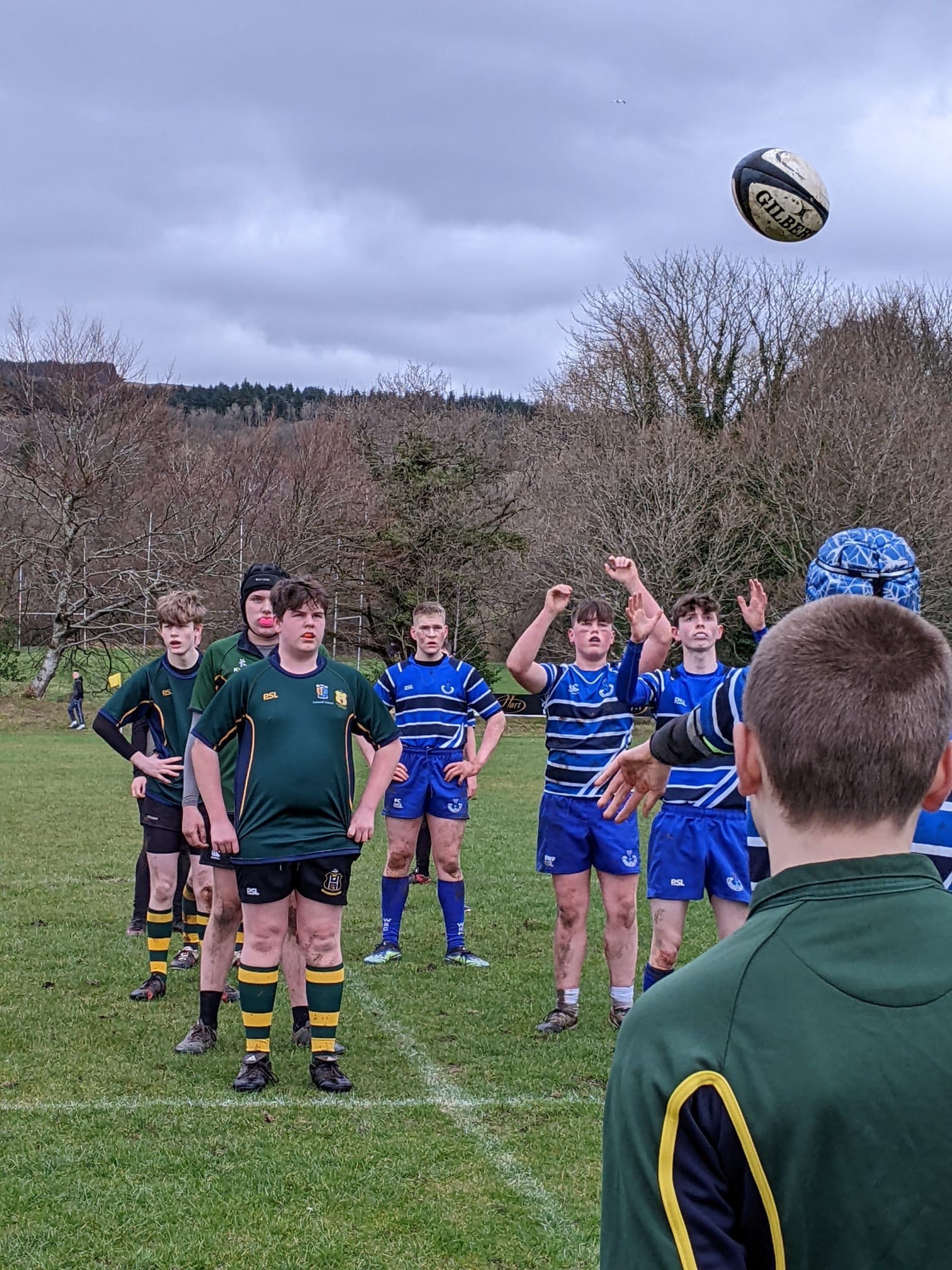 Helensburgh Rugby Club’s under-15s in action against Whitecraigs at Ardencaple