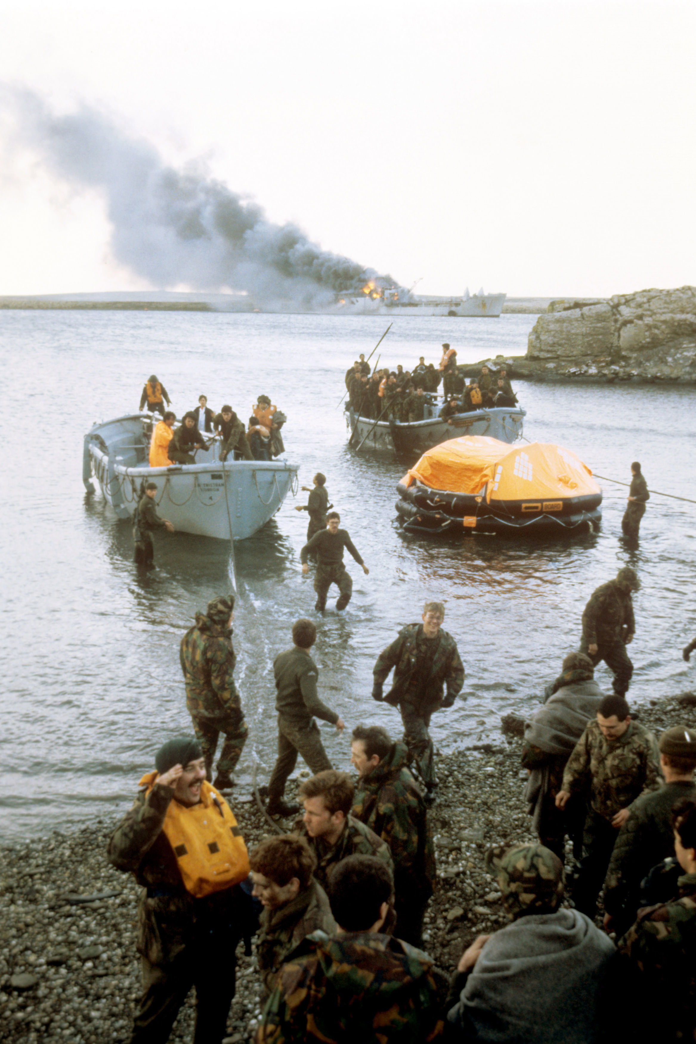 Argentinas invasion of the Falkland Islands was launched on April 2, 1982 (Photo - PA)