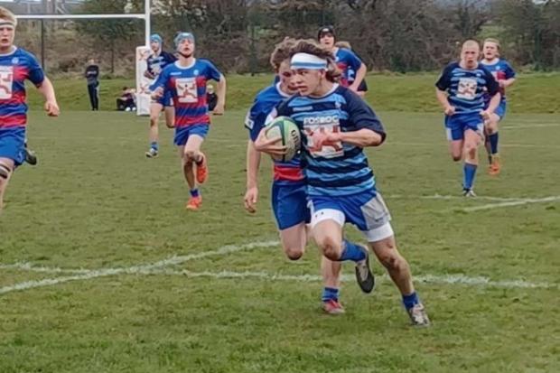 William Harrison made his debut for the FOSROC Scottish Rugby Academy’s Glasgow and the West under-16 squad against their Caledonia counterparts - and it didn’t take him long to impress