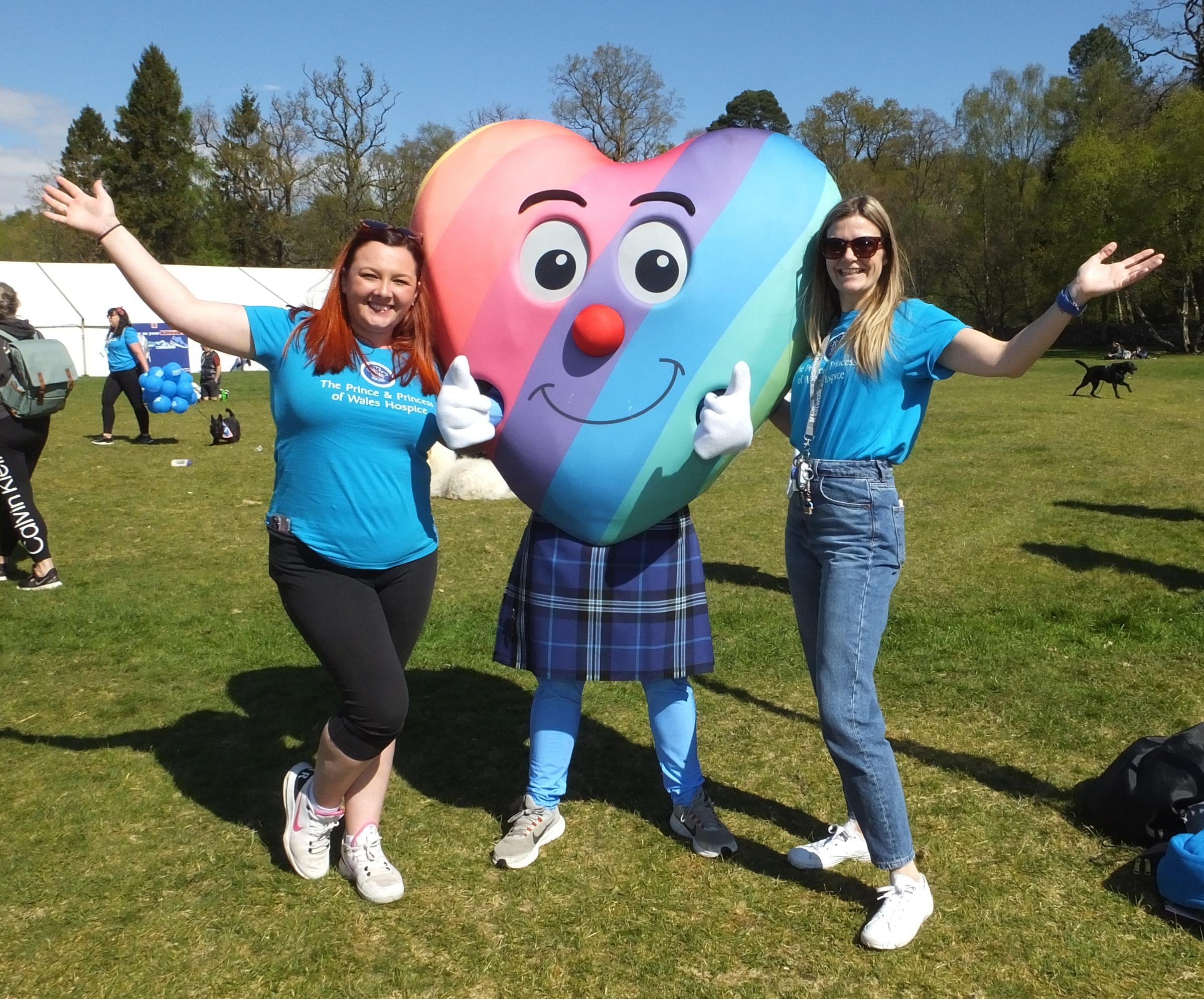More than 10,000 people headed to Loch Lomond on Sunday for the finish of the Kiltwalk