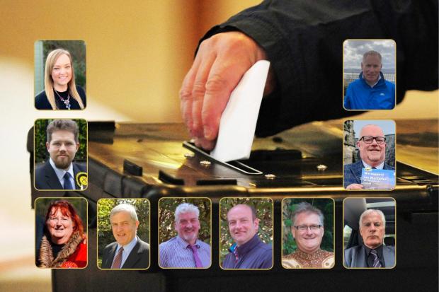 The 10 councillors elected to serve Helensburgh and Lomond - from top left, they are Gemma Penfold, Math Campbell-Sturgess, Fiona Howard, Maurice Corry, Iain Shonny Paterson, Graham Hardie, Mark Irvine, Paul Kennedy, Ian MacQuire and Gary Mulvaney