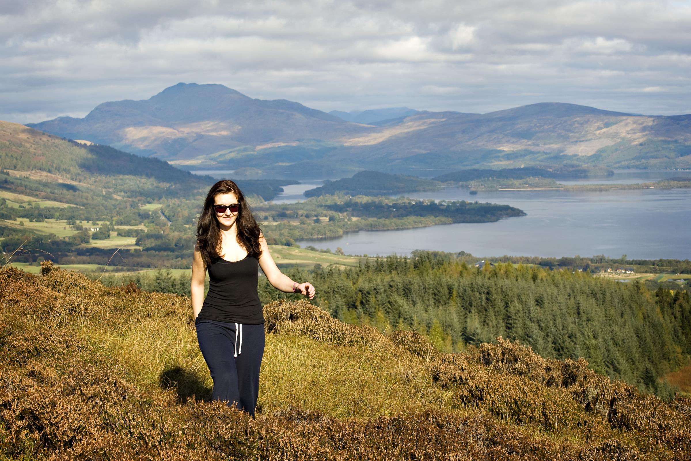 The John Muir Way above Loch Lomond (Pic - Becky Duncan for Scottish Natural Heritage)