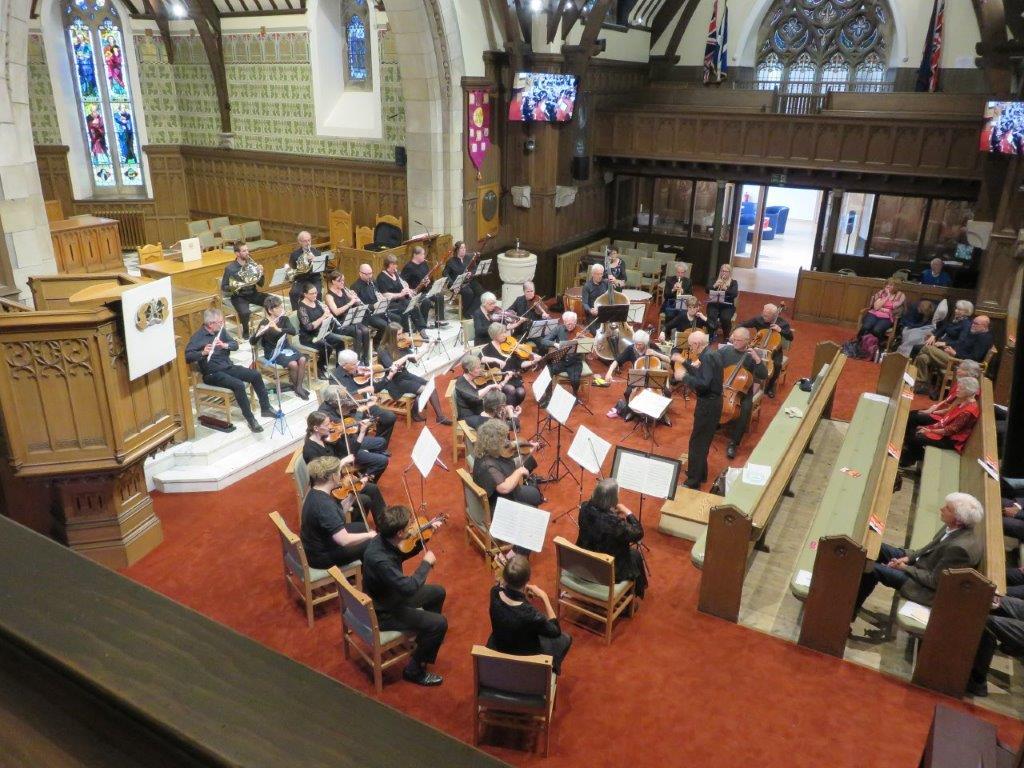 Helensburgh Chamber Orchestra performing at Helensburgh Parish Church in support of Christian Aid
