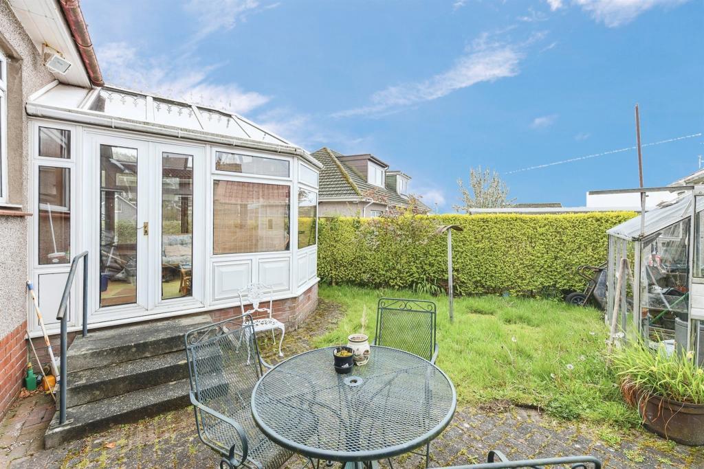 The three bedroom bungalow in Hillside Road, Cardross is on the market for offers over £265,000