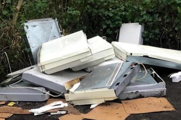 The Advertiser reported in March on the dumping of a large heap of household items just a few yards from Helensburgh's civic amenity site at Blackhill
