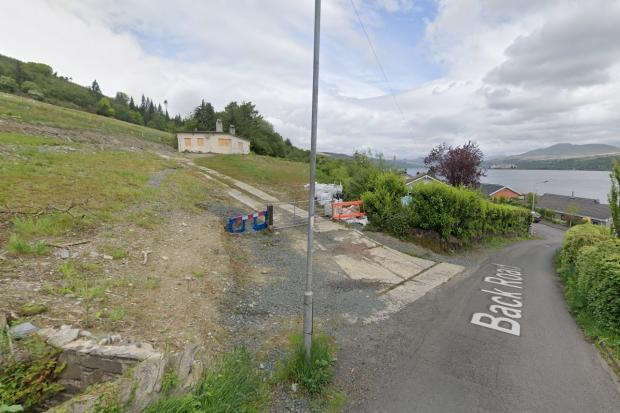 The site on Back Road, Clynder (Image - Street View)