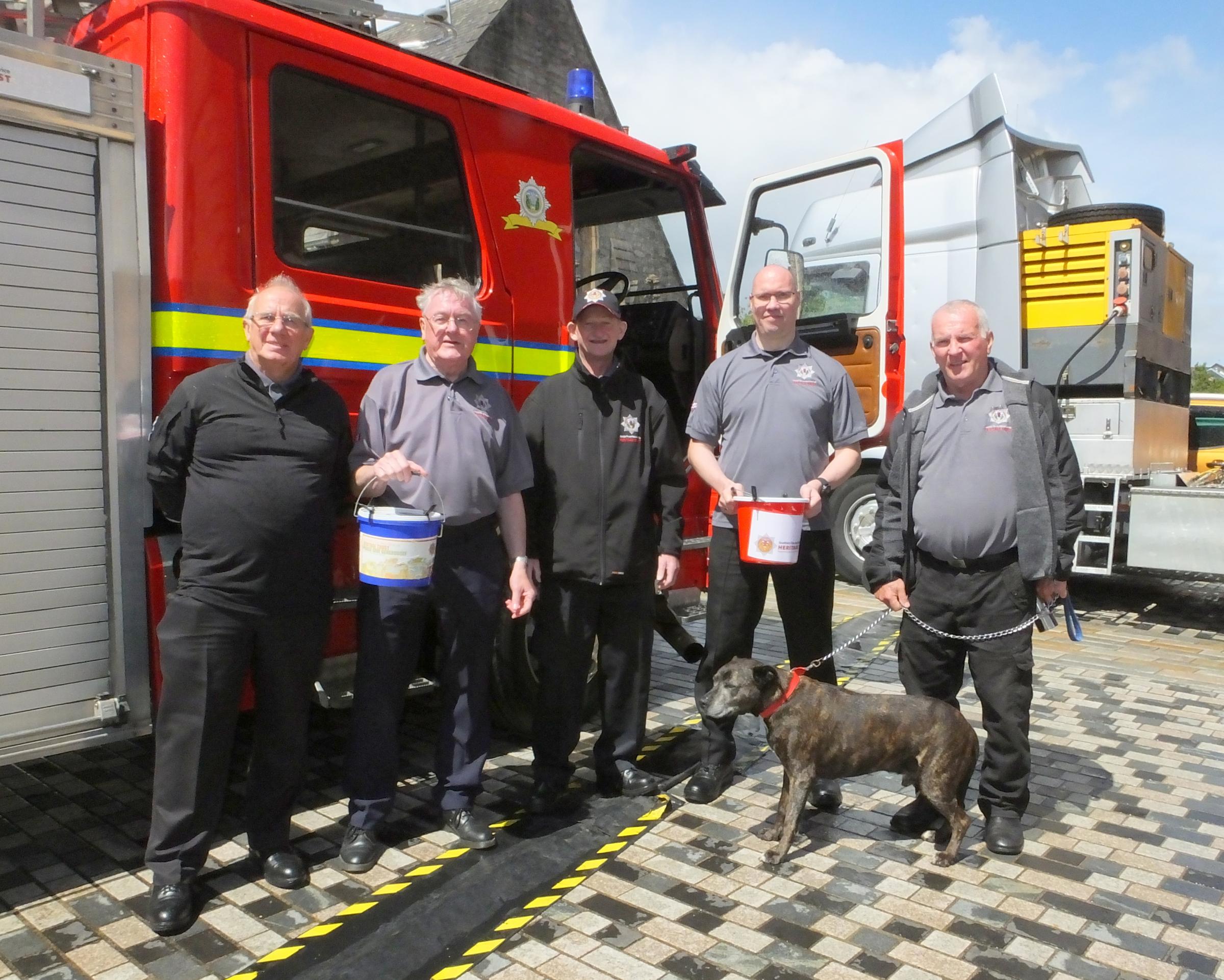 Volunteers from the Scottish Fire and Rescue Service Museum and Heritage Centre