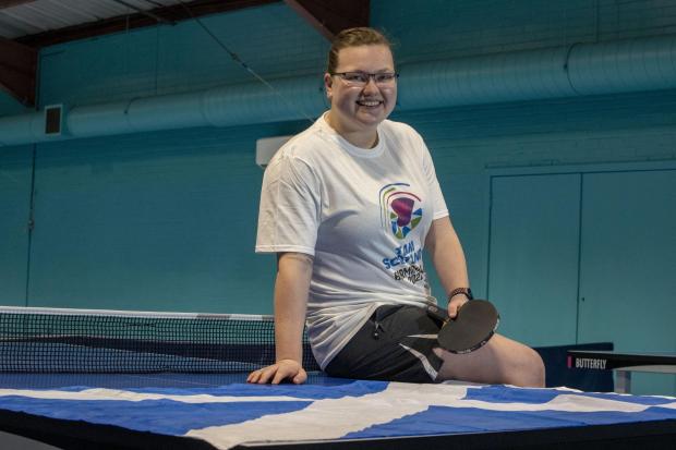 Lucy Elliott is one of four table tennis players who will represent Scotland at the Commonwealth Games in Birmingham