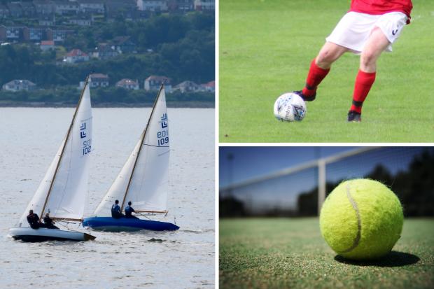 Helensburgh and Lomond's sailors, footballers and tennis players have been in action lately