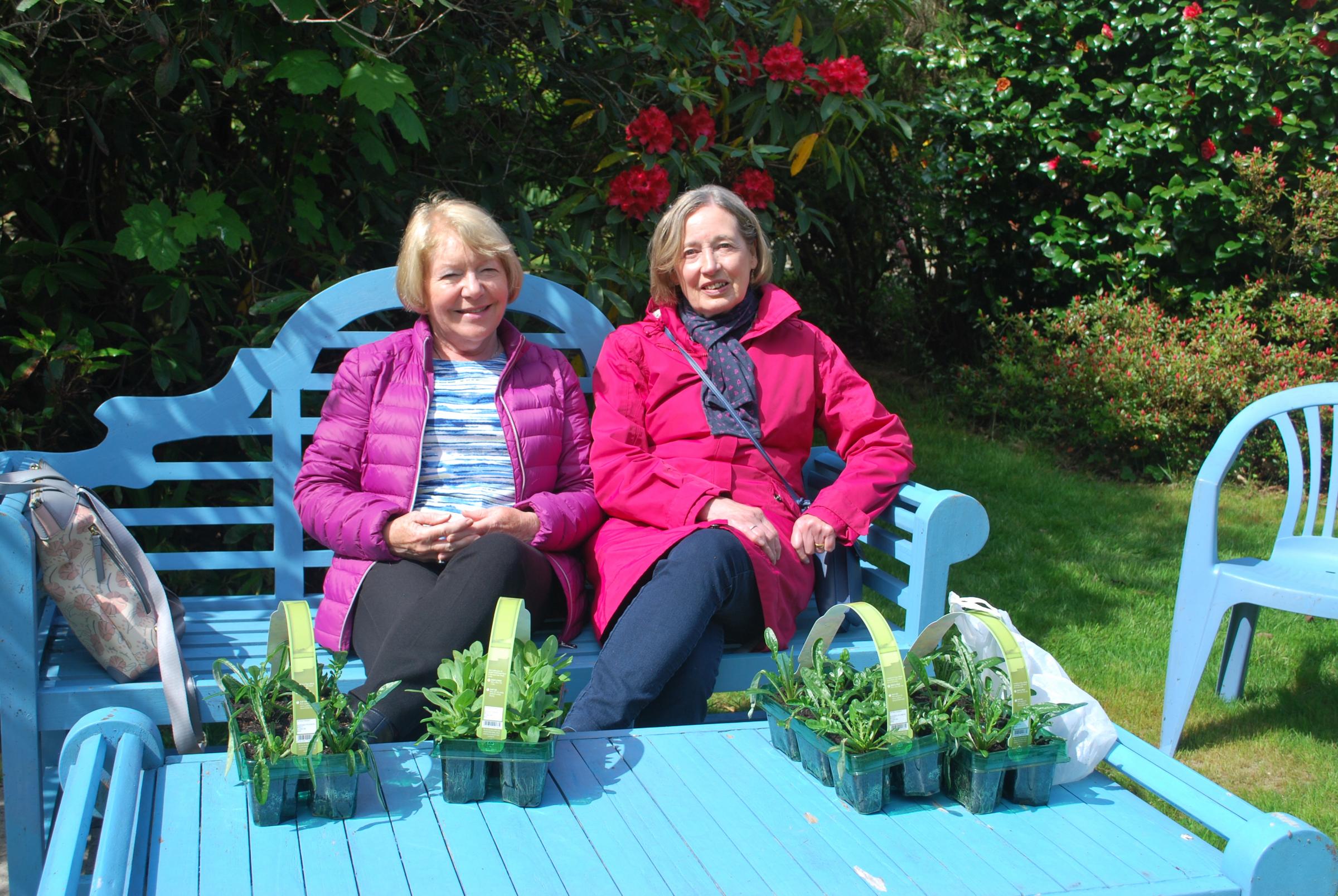 Jeanette Howieson and Sylvia McQuiggan at Westburn