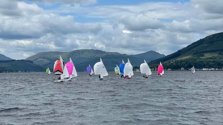 Eighteen boats and crews competed in the Loch Long One Design National Championships, hosted by Cove Sailing Club (Photos: Ewan Turner and Simon Jackson)