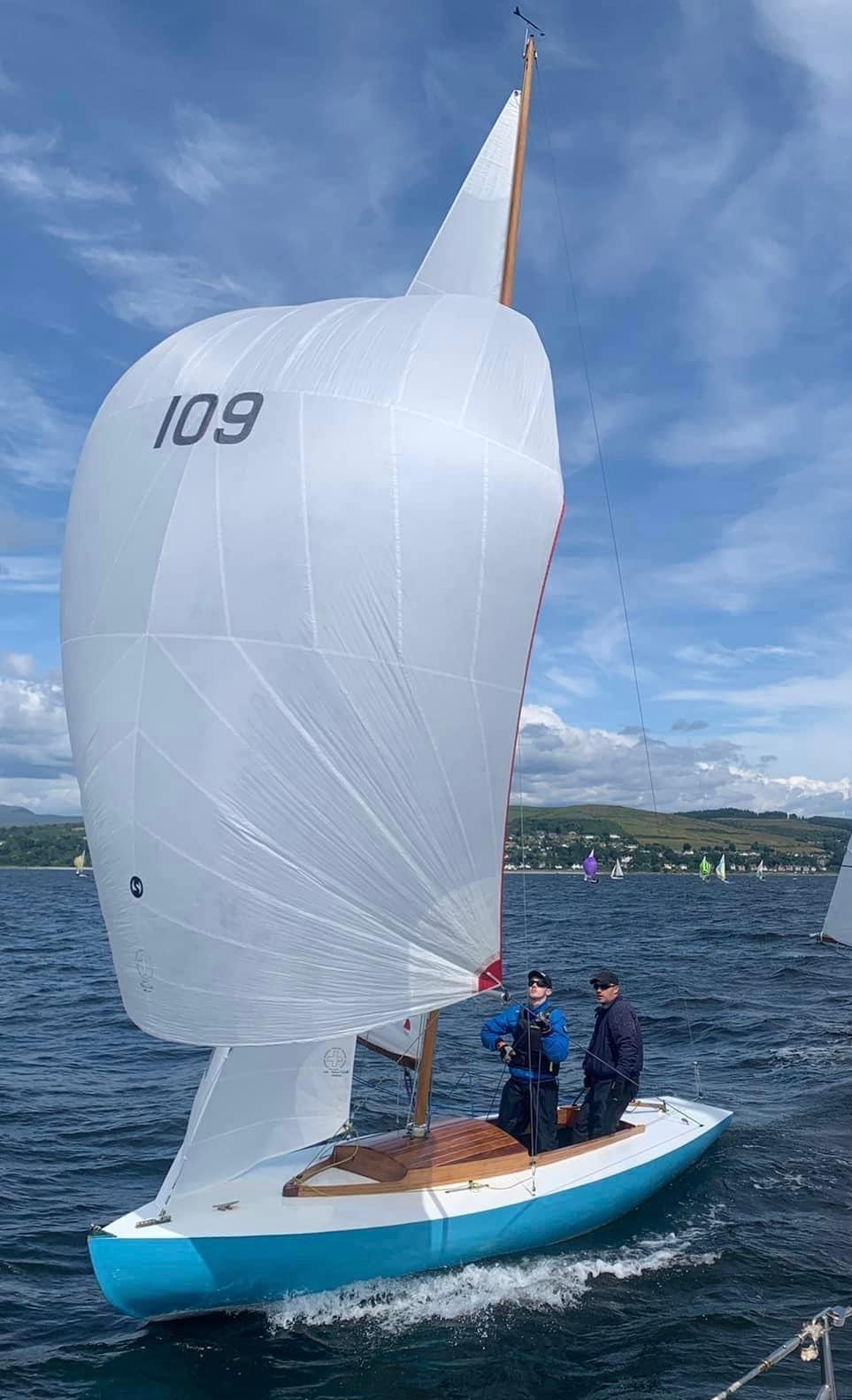 Eighteen boats and crews competed in the Loch Long One Design National Championships, hosted by Cove Sailing Club, with Alan and Robbie DeVenny (main image) winning the Clyde Cup (Photos: Ewan Turner and Simon Jackson)