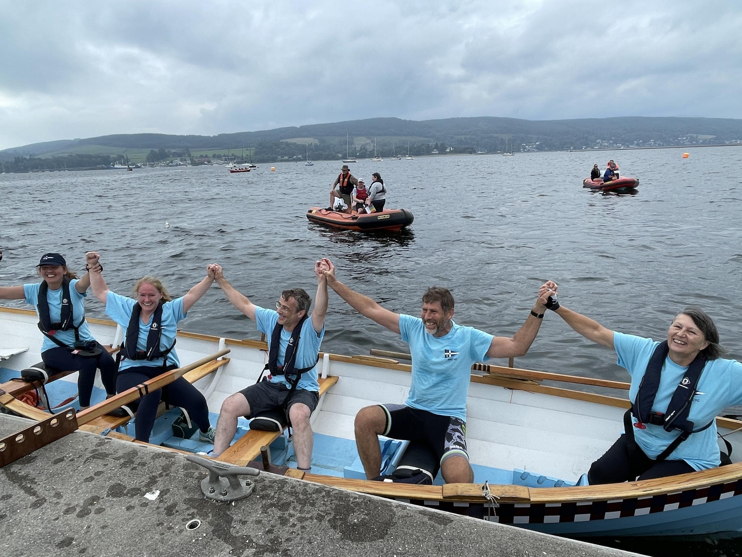 The Royal Northern and Clyde Yacht Club held its second coastal rowing regatta on September 9 (Photo: RNCYC)