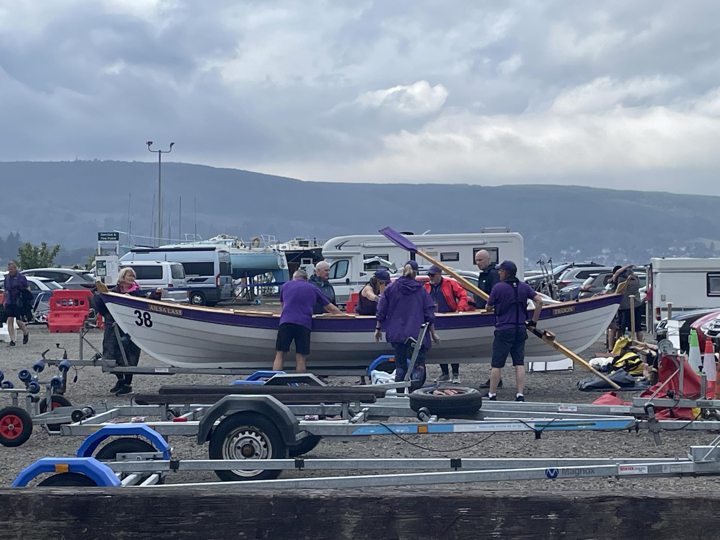 The Royal Northern and Clyde Yacht Club held its second coastal rowing regatta on September 9 (Photo: RNCYC)
