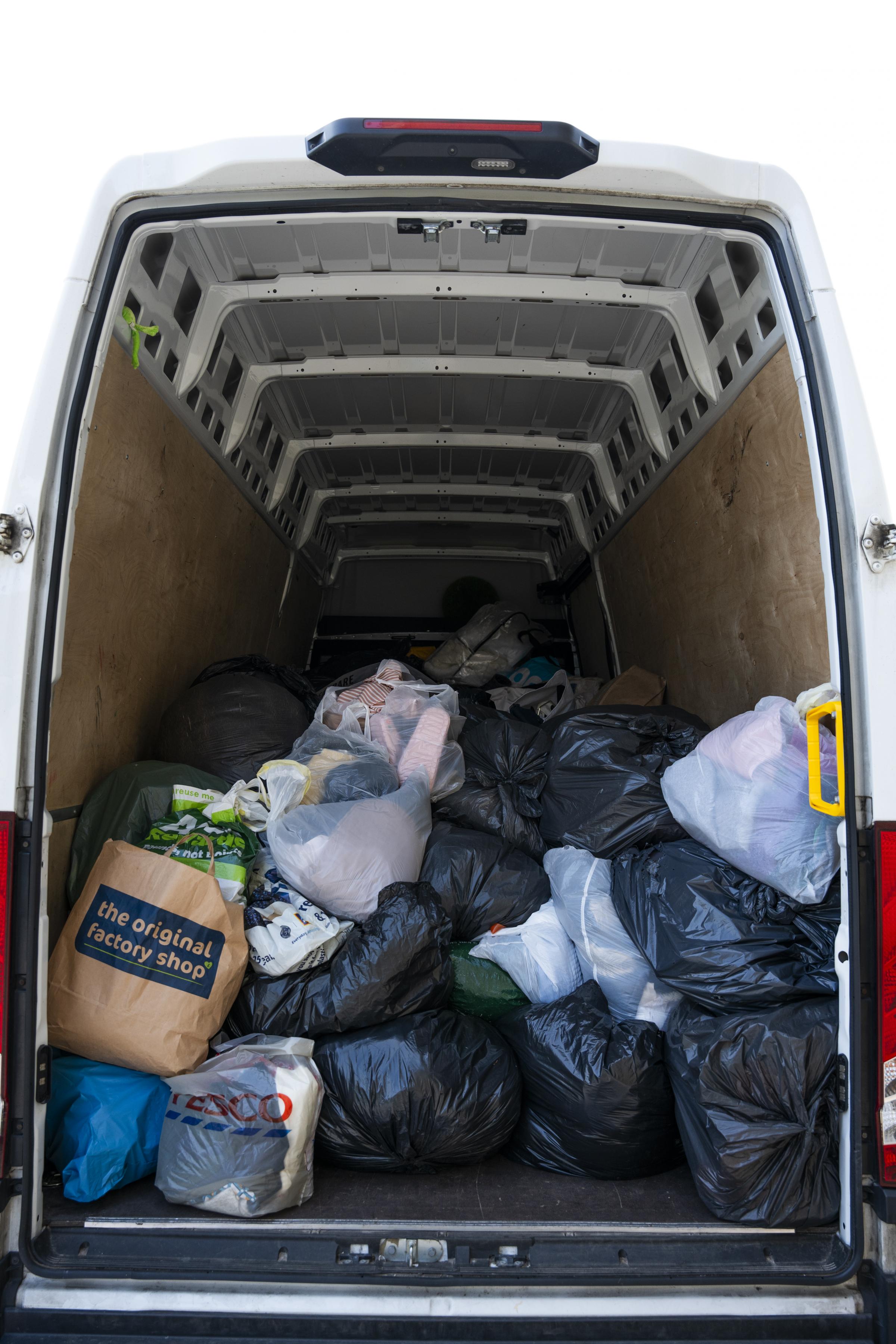 Clothing was collected by Rhu and Shandon Parish Church in aid of Glasgow the Caring City (Photo: Ross Gardner)