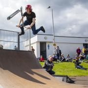The former skatepark was moved to allow construction of the new Helensburgh Leisure Centre. Photo: Tom Watt