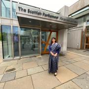 Pam Gosal MSP at Holyrood ready to take her oath