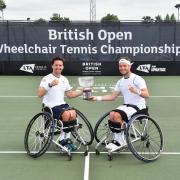 Gordon Reid and Alfie Hewett added the British Open doubles to their trophy collection (Photo - LTA)