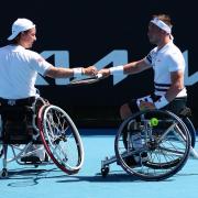 Gordon Reid and Alfie Hewett are through to the semi-finals of the men's wheelchair doubles at the US Open