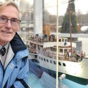 Lachie Stewart's model ships collection will go on show at the Maid of the Loch this summer