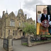 The competition took place at the Victoria Halls and saw Colina Helen Campbell present the Menzies-Wreford Memorial Shield to Dr Peter McCalister (inset)