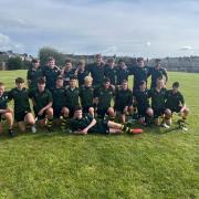 Lomond-Helensburgh's U16 squad from the 45-26 win over Hills Rugby