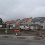 The Alder Gate housing development on Cardross Road