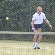 Ralph Ward, in his 80s, on court for Helensburgh