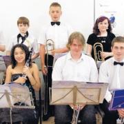 The Hermitage Academy Swing Band pictured in 2008