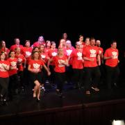 Performers from the Savoy Musical Theatre Group took to the stage for a performance