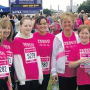 Tesco workers from Helensburgh took part in the 2008 Cancer Research UK Race for Life in Glasgow